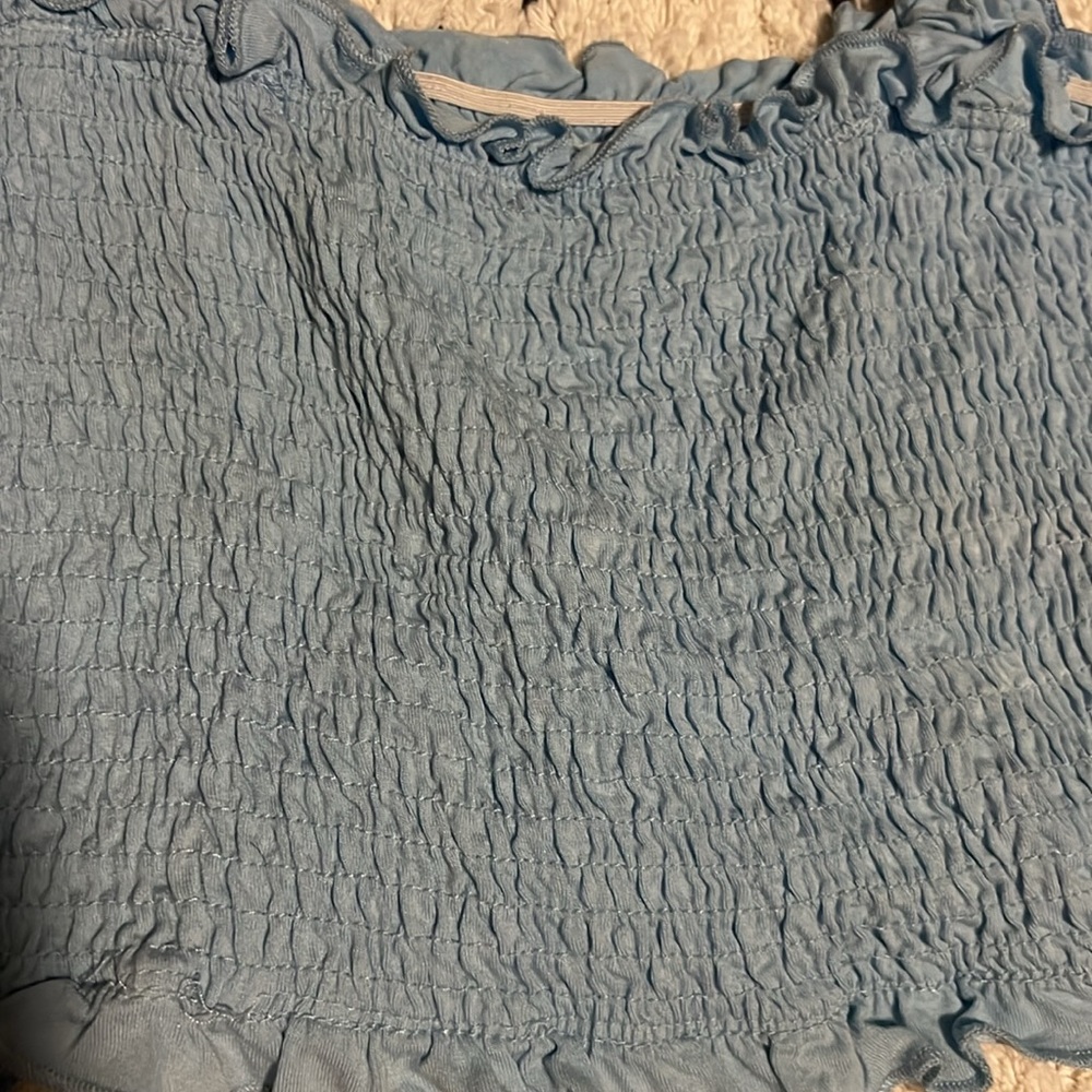 Large cropped tank top - Picture 2 of 4